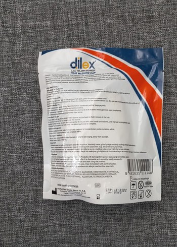 Dilex Hijyenik Şampuanlı Saç Yıkama Bonesi 1 Adet - Görsel 3