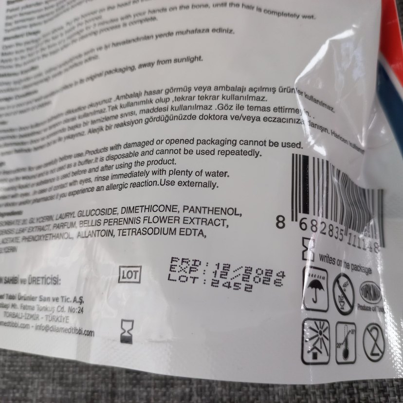Dilex Hijyenik Şampuanlı Saç Yıkama Bonesi 1 Adet - Görsel 4