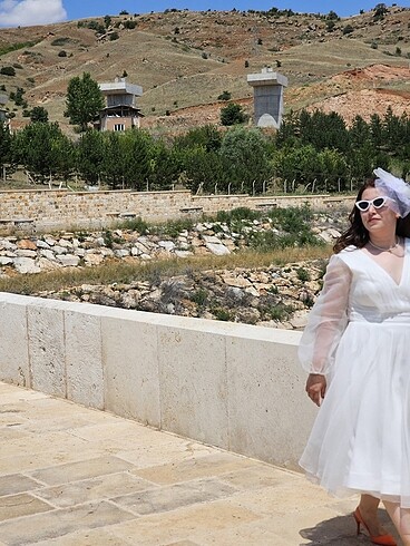 Beyaz abiye - Görsel 2