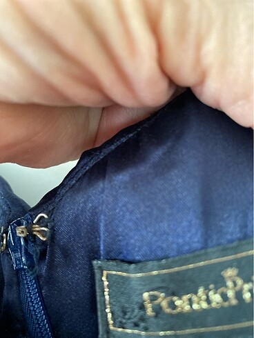 Dantel kısa abiye elbise - Görsel 5