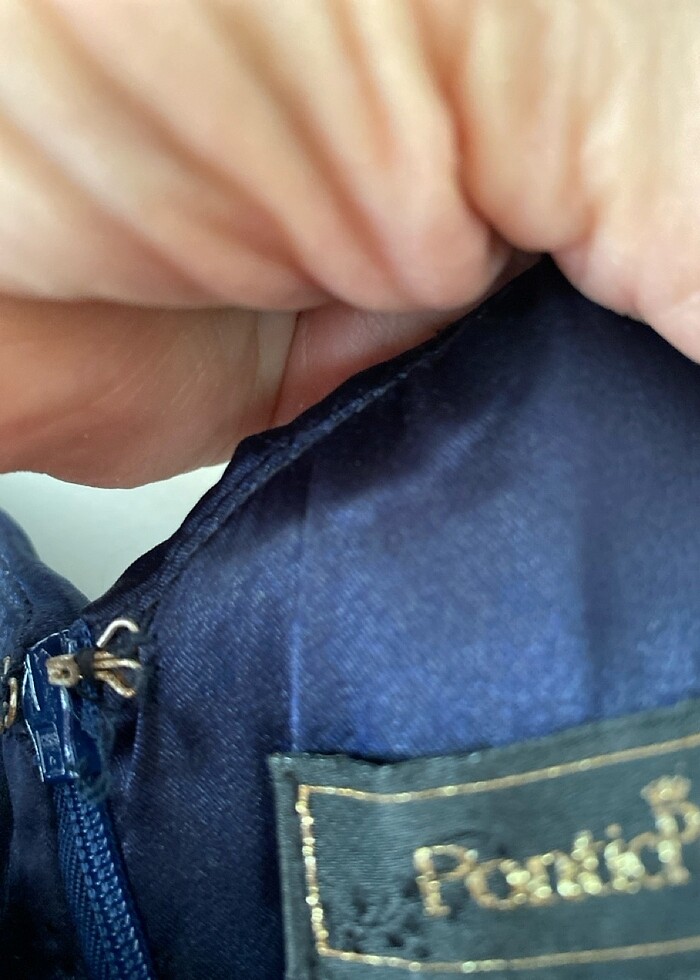 Dantel kısa abiye elbise - Görsel 5