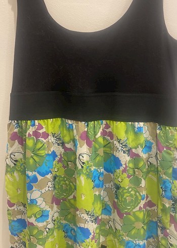 Çiçek Desenli Bohem Hamile Elbisesi - Görsel 3