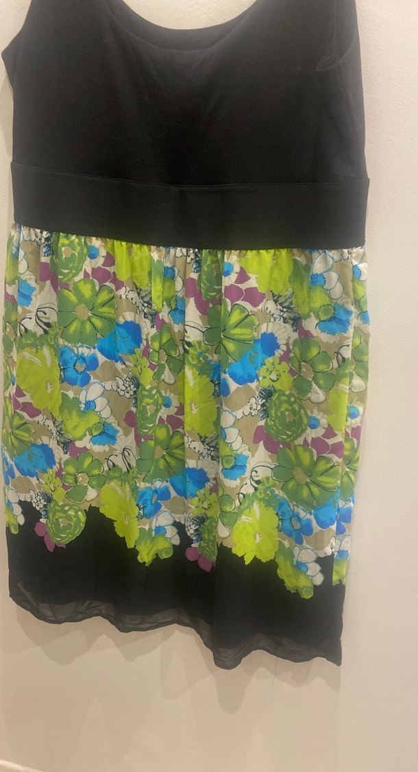 Çiçek Desenli Bohem Hamile Elbisesi - Görsel 2