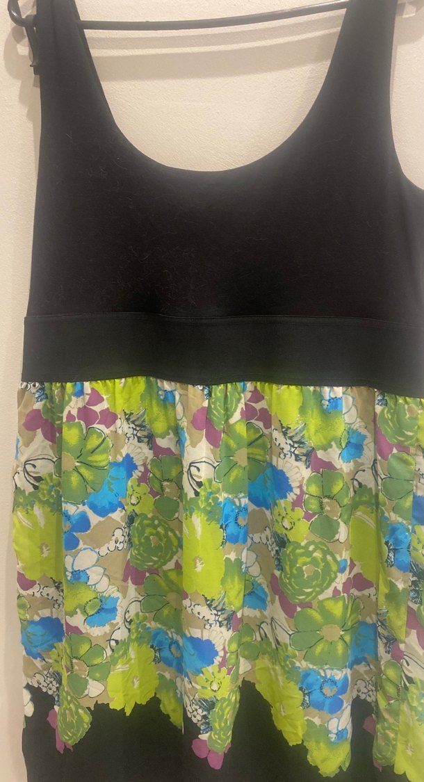 Çiçek Desenli Bohem Hamile Elbisesi - Görsel 3