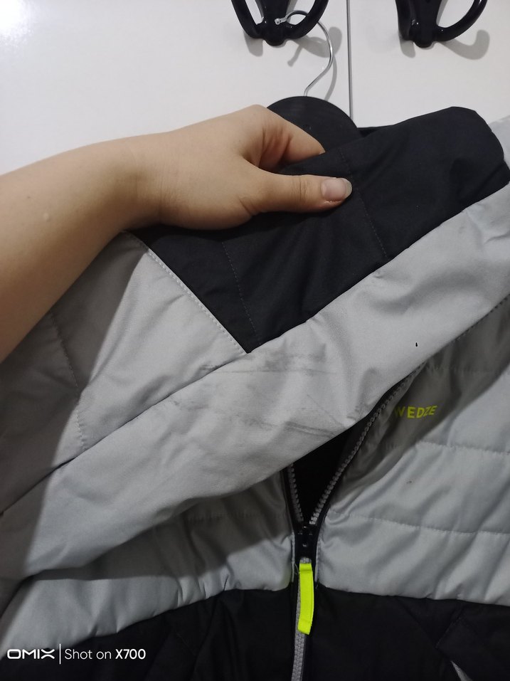 Erkek Çocuk Gri Fermuarlı Streetwear Mont - Görsel 2