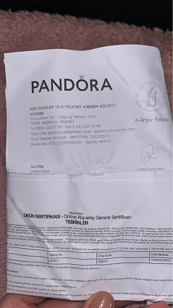 Beden gri Renk Pandora bileklik ve charmları