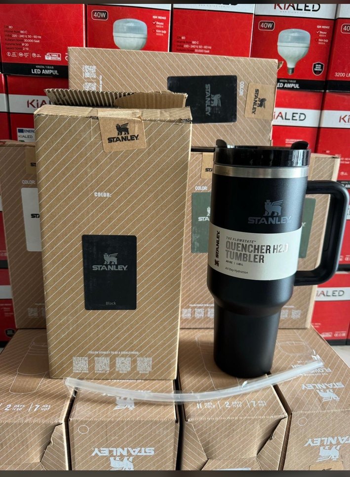 Pastel Renkli Stanley Termos Kupa Seti - Görsel 3