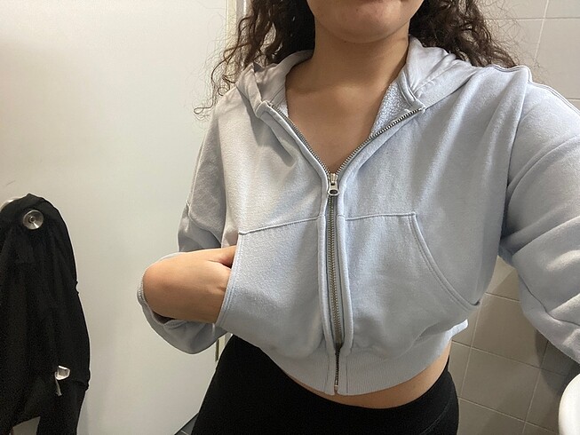 H&M kapşonlu spor ceket