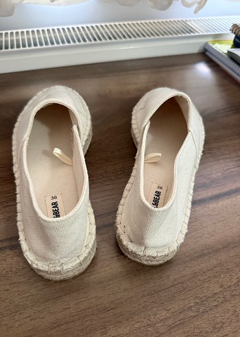 Beyaz Keten ayakkabı - Görsel 3