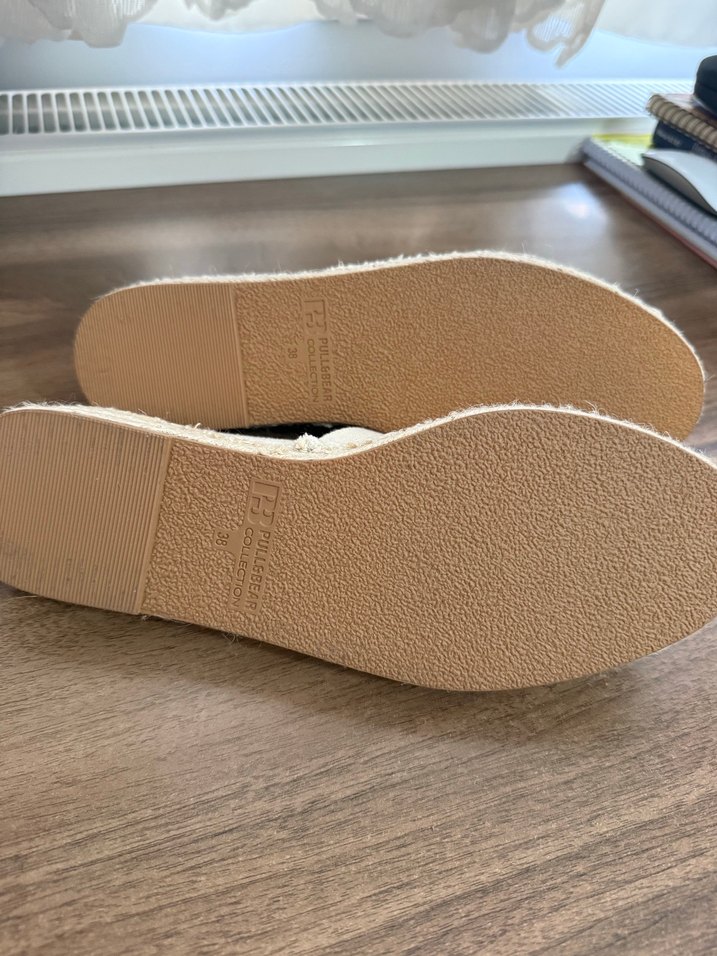 Beyaz Keten ayakkabı - Görsel 4