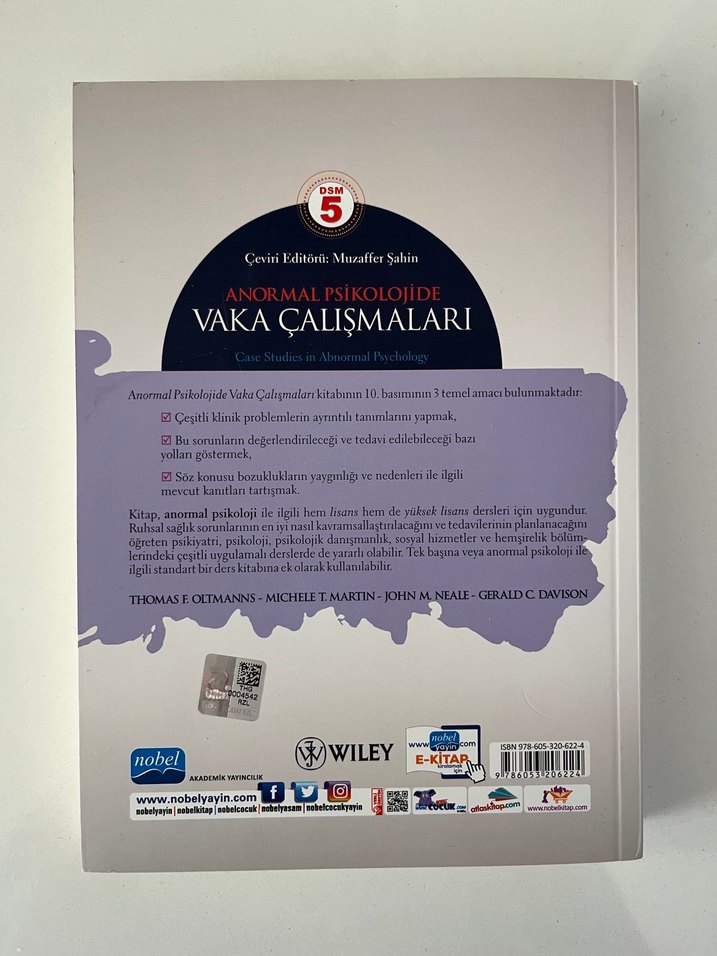 Anormal Psikolojide Vaka Çalışmaları Nobel - Görsel 2