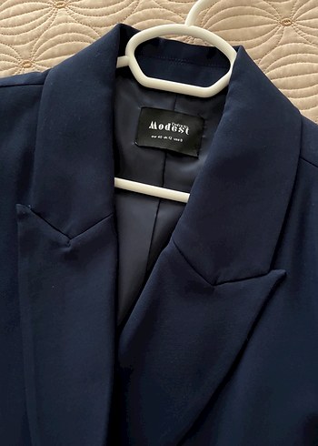 40 Beden Defacto Lacivert Kadın Blazer Ceket