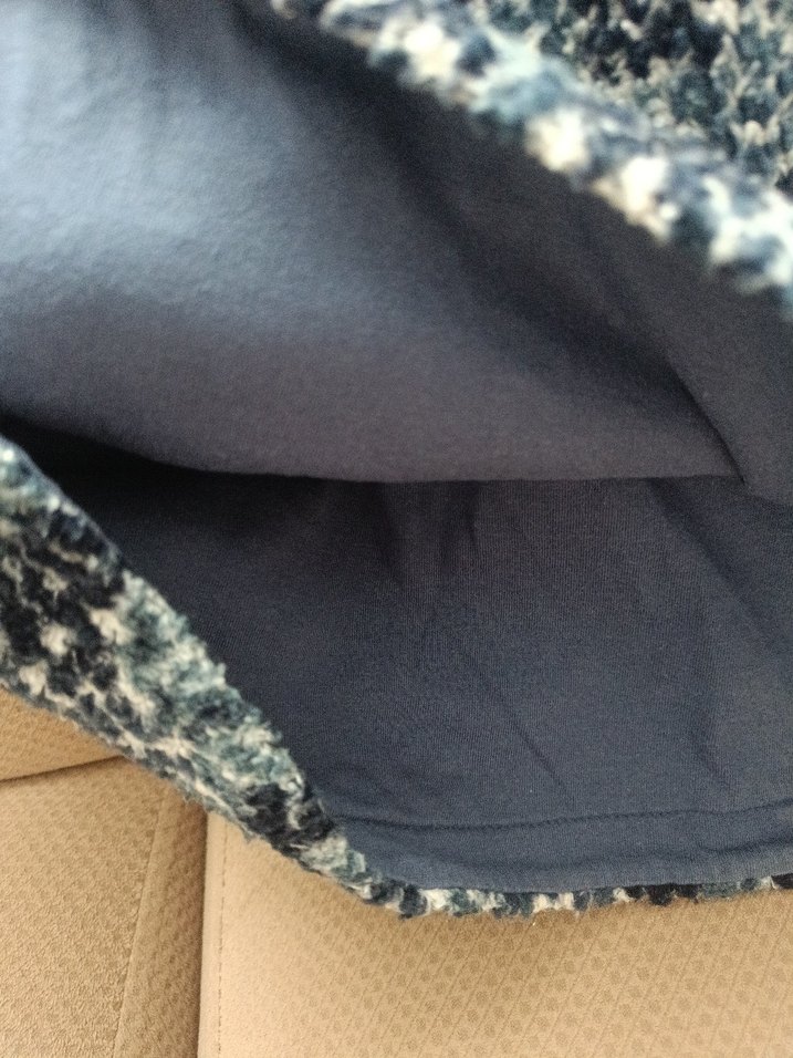 Kız Çocuk Mavi Desenli Düğmeli elbise - Görsel 5