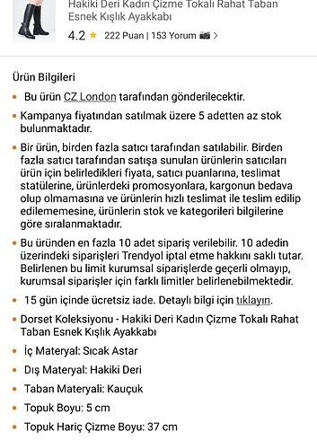 40 Beden siyah Renk Hakiki deri çizme