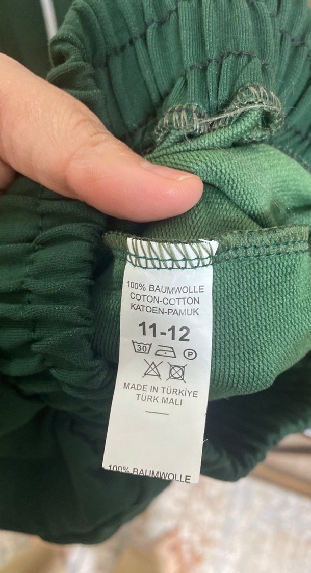 Çocuk Haki Fermuarlı Eşofman Takımı - Görsel 3