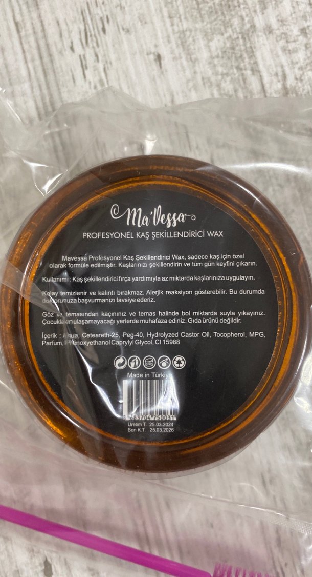 Profesyonel Kaş Şekillendirici Sabitleyici Wax - Görsel 3