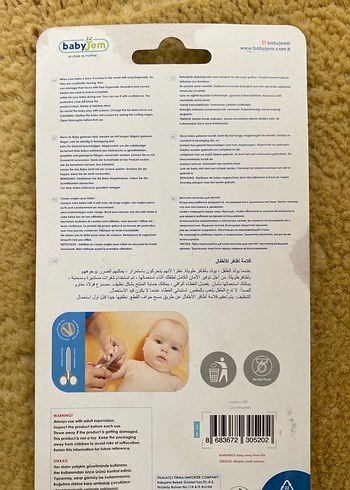 BabyJem Bebek Tırnak Makası Seti - Görsel 2