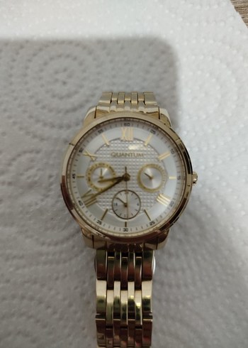 quantum Altın Renkli Klasik Kadın Saati - Görsel 2