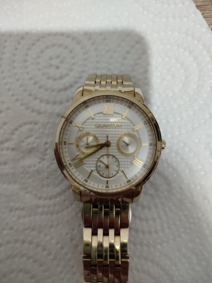 quantum Altın Renkli Klasik Kadın Saati - Görsel 2