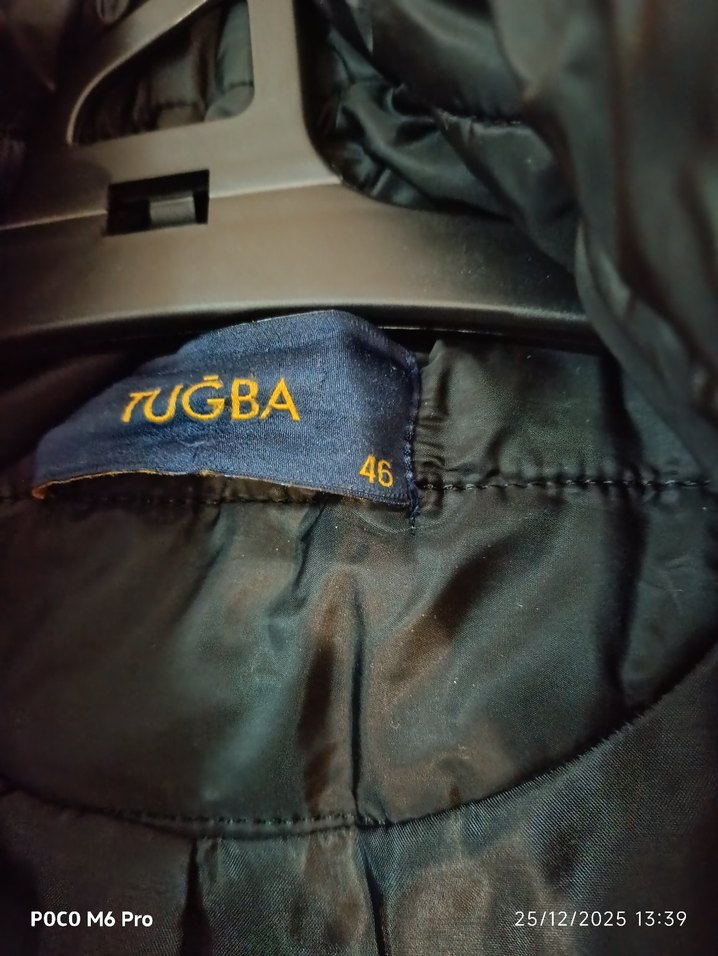 Kürklü Siyah Kadın  Kışlık Mont - Görsel 2