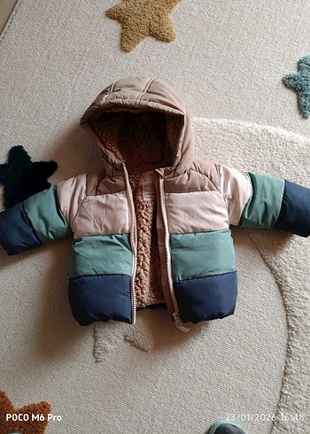 Marks & Spencer Çok Renkli Puffer Şişme Mont - Görsel 2