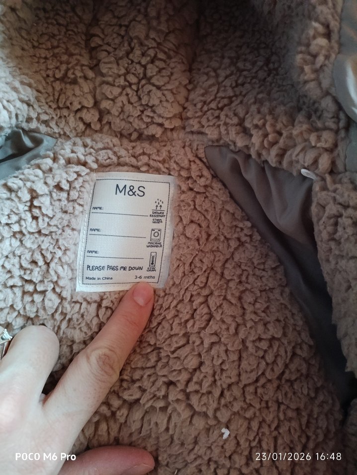 Marks & Spencer Çok Renkli Puffer Şişme Mont - Görsel 5