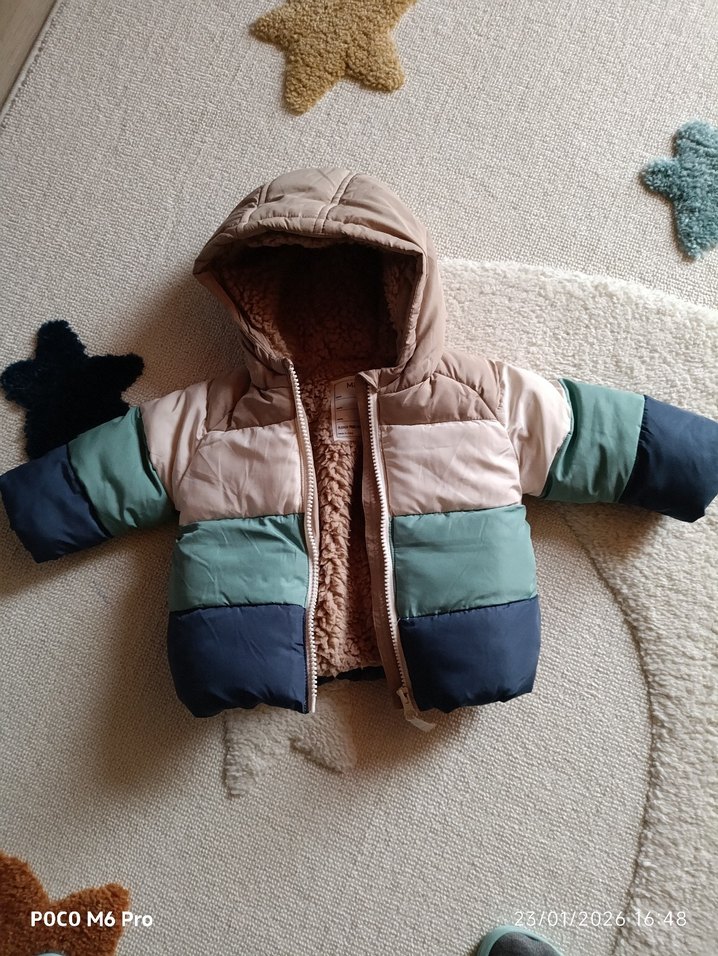 Marks & Spencer Çok Renkli Puffer Şişme Mont - Görsel 2