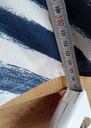 Armine Uzun Kollu Beyaz Batik Desenli Kadın Tunik - Görsel 5