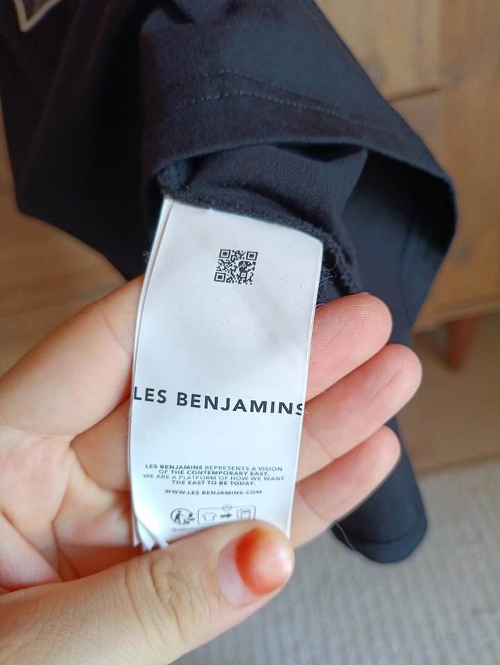 Siyah Baskılı Oversize Erkek Tişört - Görsel 3