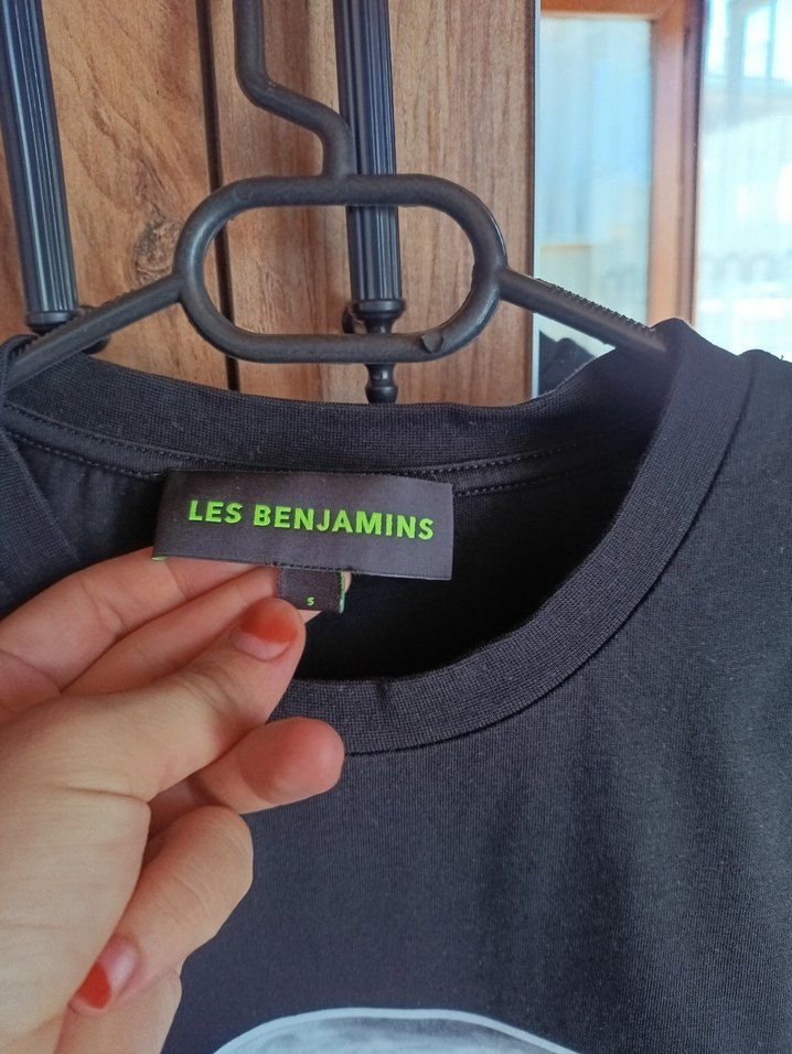 Siyah Baskılı Oversize Erkek Tişört - Görsel 2