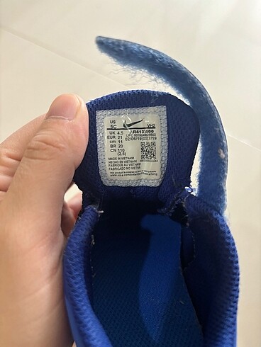 21 Beden mavi Renk Nike 21 numara