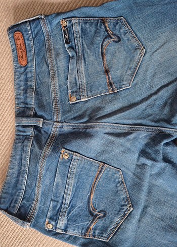 Kadın Mavi Denim Midi Boy Sıkı Jean - Görsel 2
