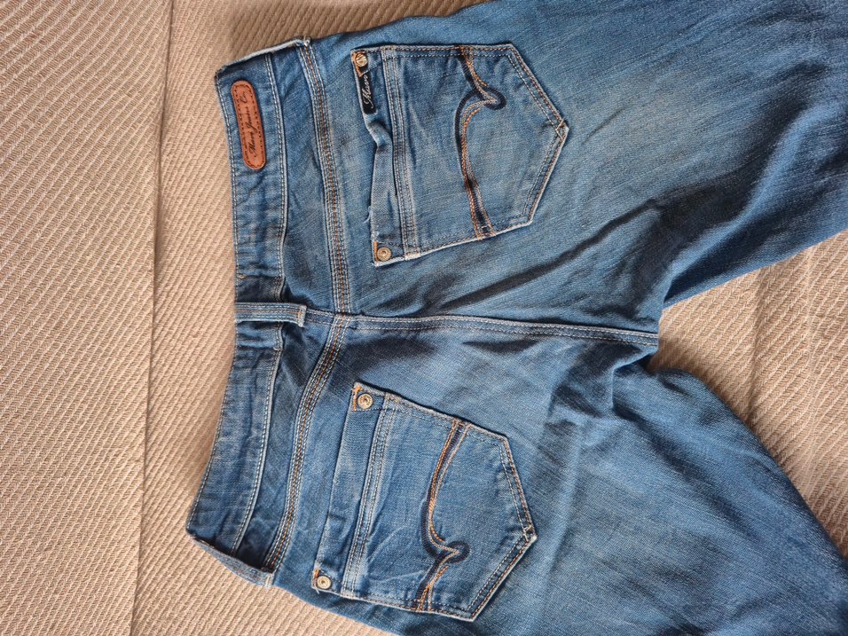 Kadın Mavi Denim Midi Boy Sıkı Jean - Görsel 2