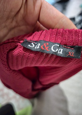 Bordo Triko Kolsuz Kadın Süveter - Görsel 3