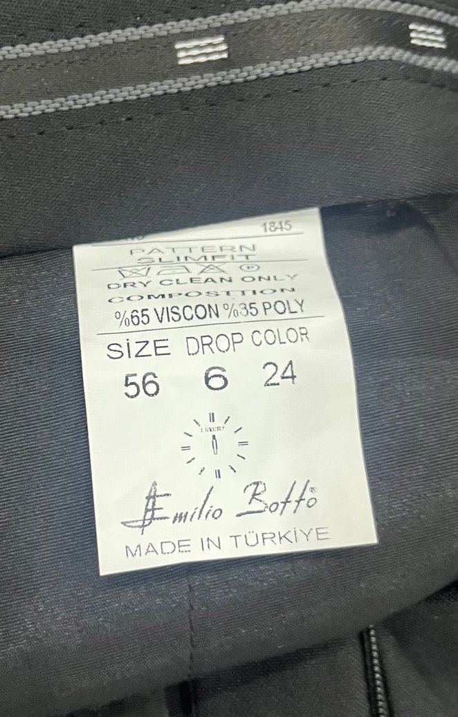 Siyah Kadın Kumaş Pantolon, Regular Fit, Cırtlı - Görsel 2