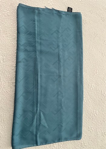 Mavi Gri Kadın Drapeli Şal - Görsel 2