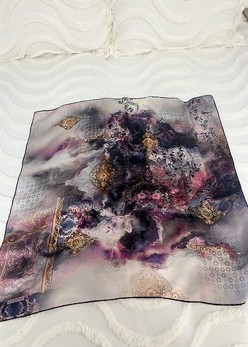 Dantel Detaylı Bohem Çok Renkli Kadın Fular - Görsel 2