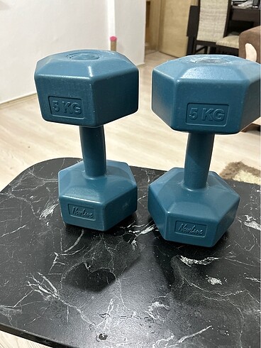2 adet 5 Kg. Dambıl Seti