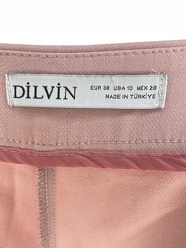 38 Beden pembe Renk Dilvin Kumaş Pantolon %70 İndirimli.