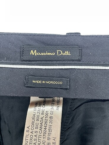 38 Beden siyah Renk Massimo Dutti Düz Kesim %70 İndirimli.