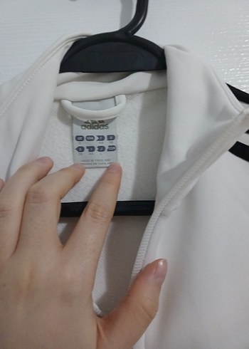Adidas Adidas Beyaz Fermuarlı Kadın Ceket