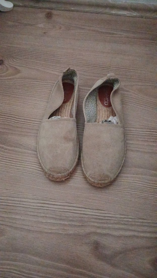 Derimod Bej Süet Kadın Espadril Düz Taban - Görsel 2