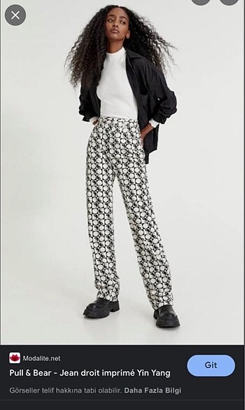 pull and bear ying yang pantolon