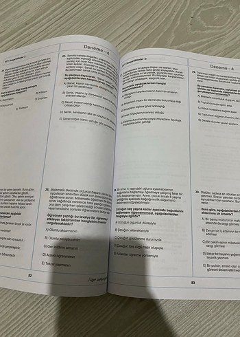 AYT 4'lü Branş Deneme Kitabı Eşit Ağırlık Sözel - Görsel 5