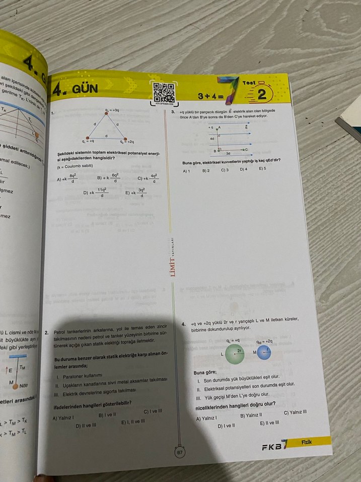 AYT FKB Soru Bankası 7 Günlük Test Kitabı - Görsel 4