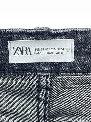 34 Beden siyah Renk Zara Jean / Kot %70 İndirimli.