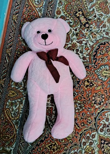 Pembe Peluş Ayıcık Oyuncak - Görsel 2