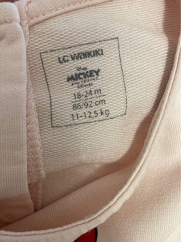 18-24 Ay Beden Lcw minnie mouse elbise