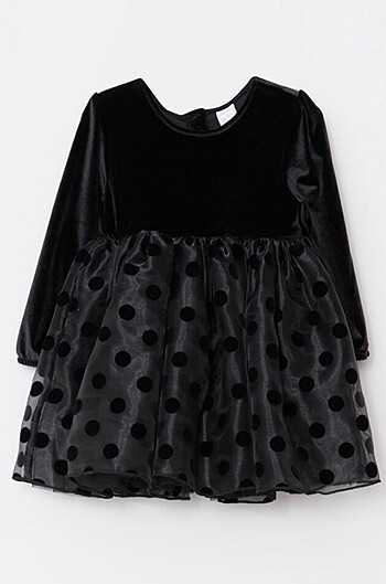 4 Yaş Beden siyah Renk Lcw kız çocuk abiye elbise kostüm
