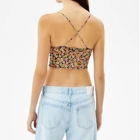 m Beden çeşitli Renk Bershka çapraz askılı crop